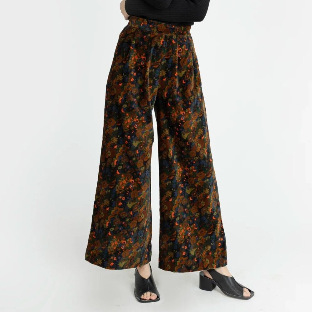Ilana Kohn Maxine Pants- Fuzzy Flowers, size XS